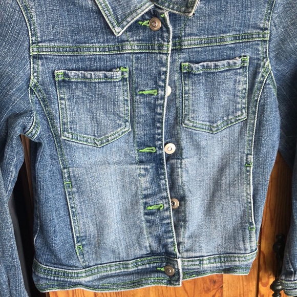 Disney Studio Tinkerbell Jean Jacket M 7/8 - Picture 3 of 3